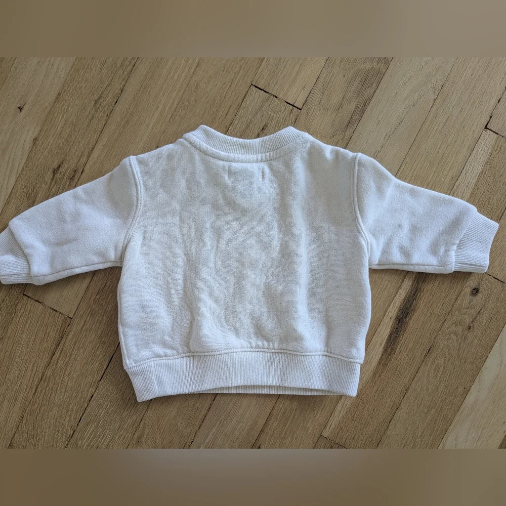 Ralph Lauren 3 Month Sweatshirt Beige With Bear Detail